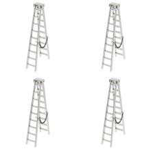 4X 1/10 Scale Accessories Folding Ladder for 1:10 RC Crawler Car TRX4 Axial SCX10 AXI03007 ,150mm