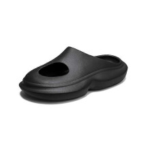 (42 43,black)fashion Slippers Men's Outerwear Home Outerwear Beach Shoes Wholesale Bulk Sandals Couples Leisure