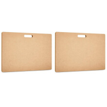 2X Clay Wedging Board with Handle - 11.7x17.6Inch Clay Board for Ceramics, Clay Crafts, and Pottery 8mm Thickness