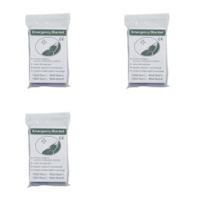 3X Rescue Emergency Blanket Space Thermal Survival Blanket Warm Blanket Thermal Insulation Sleeping Blanket 160x210cm