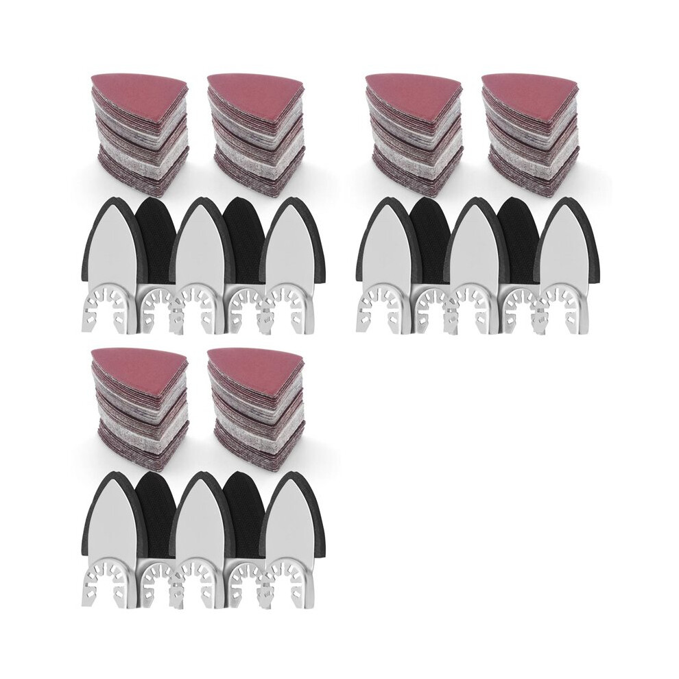 390Pcs Oscillating Tool Sanding Pads Kit, 15Pc Finger Sanding Pads & 375Pc Finger Sandpaper Multitool 6032270328175