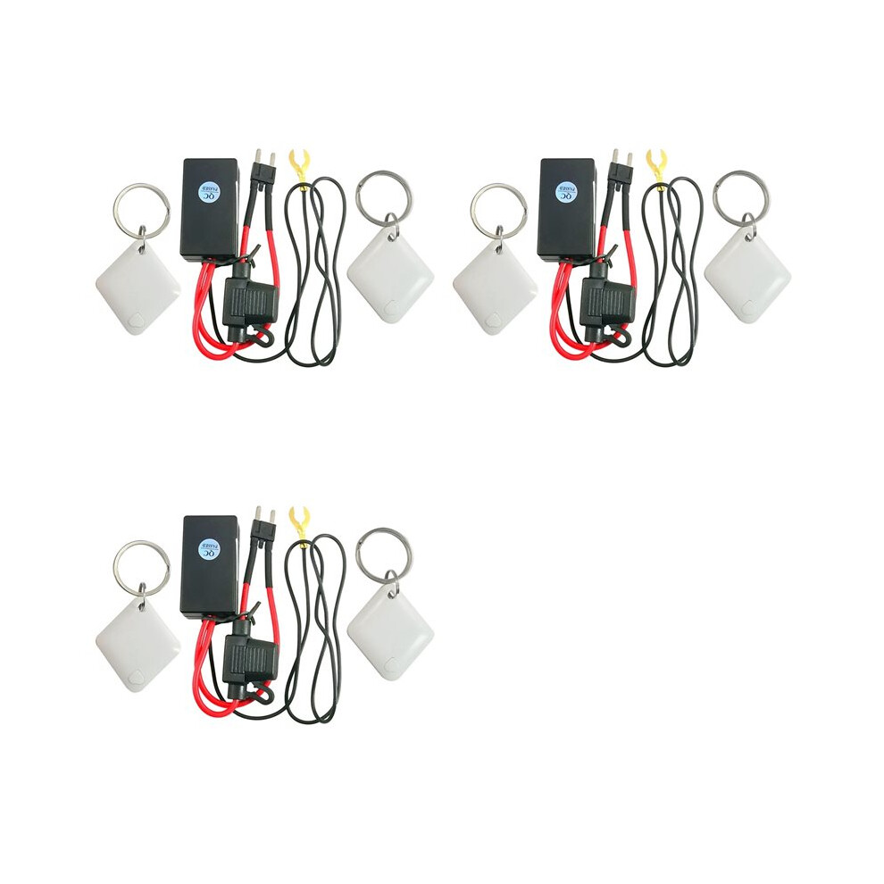 3X Car Wireless Anti-Theft Motorcycle Hidden Lock System With Cut Tools Alarm Ca K0b8 Circuit Immobilizer 6033957346918