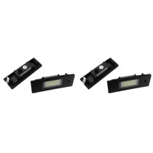 4x Car LED License Plate Light 24-SMD LED License Plate Light Suitable for 147 156 159 166