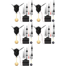 5X Mouvement D'Horloge à Pendule à Quartz Carillon à Mécanisme de Mélodie Westminster Jeu D'Horloge avec 15 Paires D'Aiguilles