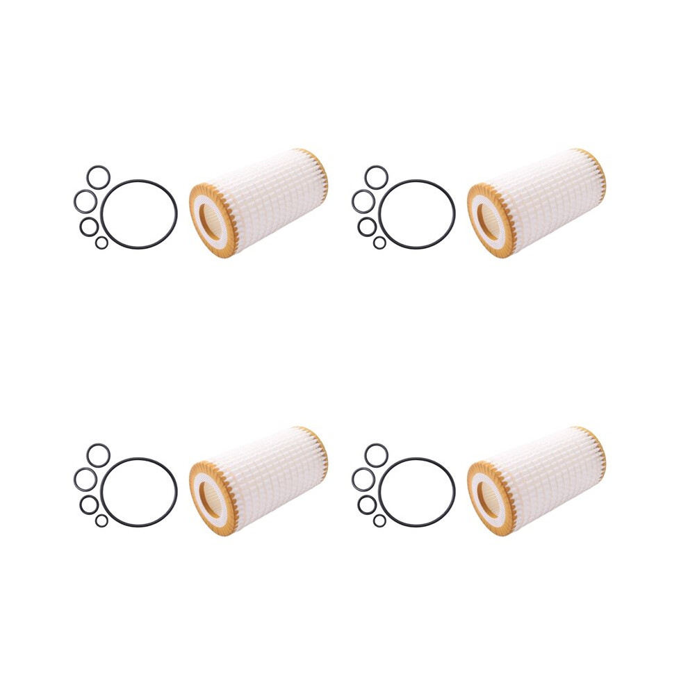 4X 0001802609 Car Engine Oil Filter Fleece Grid Replacement For - C Cl Clk Cls E G Gl Glk Ml Class 6032340512312