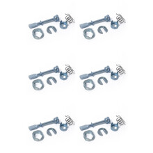 6X Kit de Réparation de Cylindre de Serrure de Porte de Voiture Avant Gauche ou Droite pour- 6N1 6N2 1997-2002 CADDY 1995-2003 6K4 837 223A