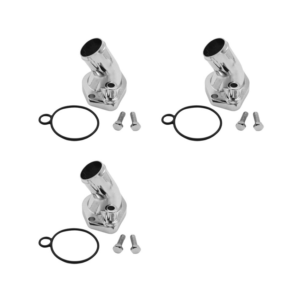 3X Car Engine Thermostat Housing Water Neck For 260 289 302 347 351W O Ring Sbf Sb Engine Accessories 6033381122560