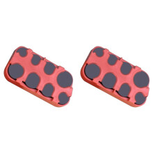 2X Car Storage Coin Savings Box for Euro Coin Euro Coin Plastic Storage Box Coin Holder Case