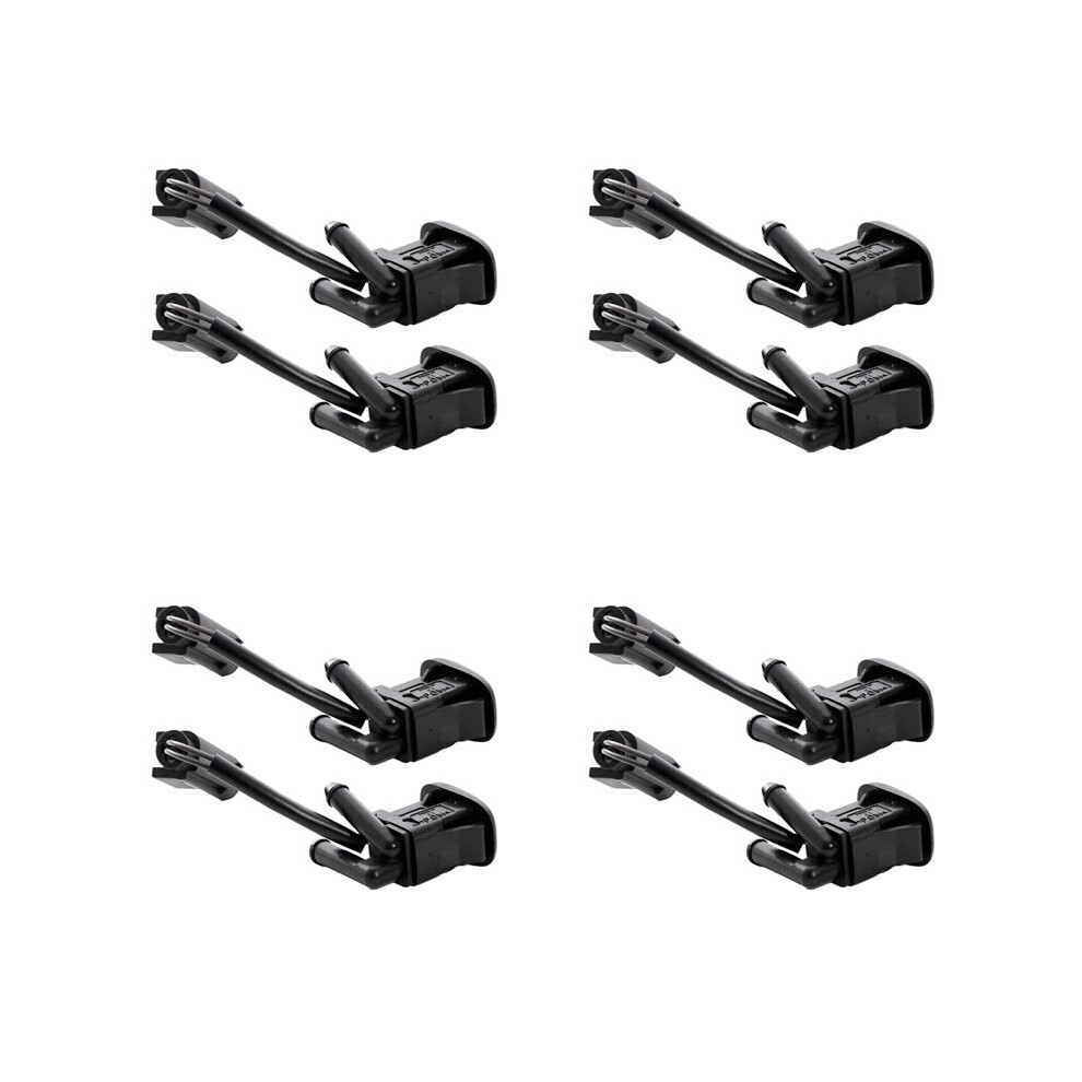 4 Pair For - E39 5-Series 1997-2003 525I 528I 530I 540I M5 Windshield Washer Nozzle Heated Dual Inlet Squirter Jet 6031141168896