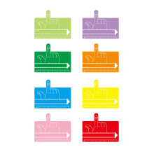 Colorful One Finger Handwriting Spacer Tool for Kids – Writing Aid for Consistent Word Spacing