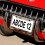 Vintage Santa License Plate Frame Aluminum 2-Pack 5