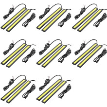 16 X Waterproof Super Bright Car DRL Fog Driving Lamps COB LED Light White