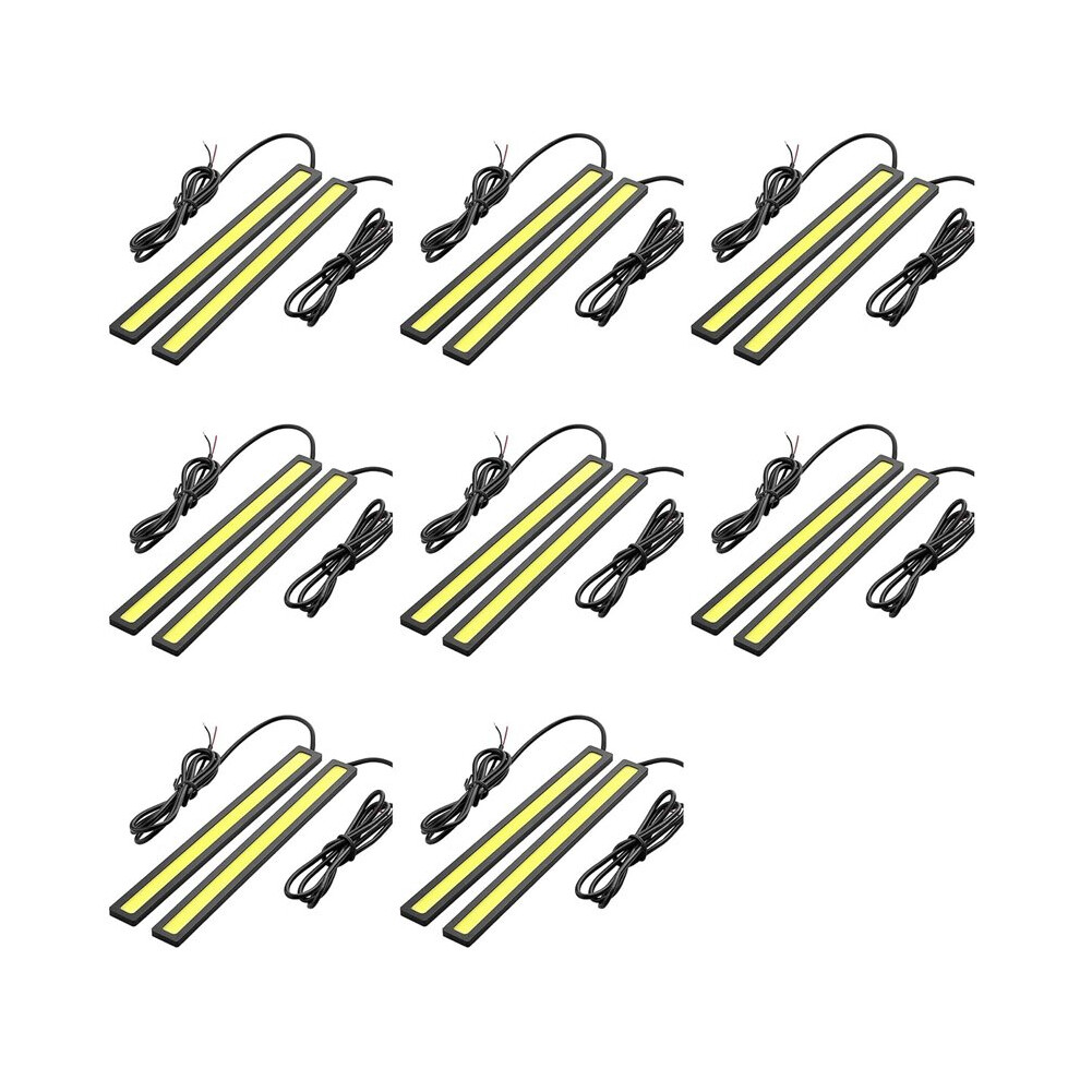 16 X Waterproof Super Bright Car Drl Fog Driving Lamps Cob Led Light/White 6033640799724