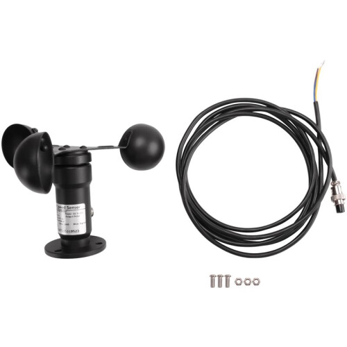 3X Pulse Signal Wind Sensor Digital Anemometer Pulse Signal Output Wind Speed Sensor Anemometer Anemometer 1