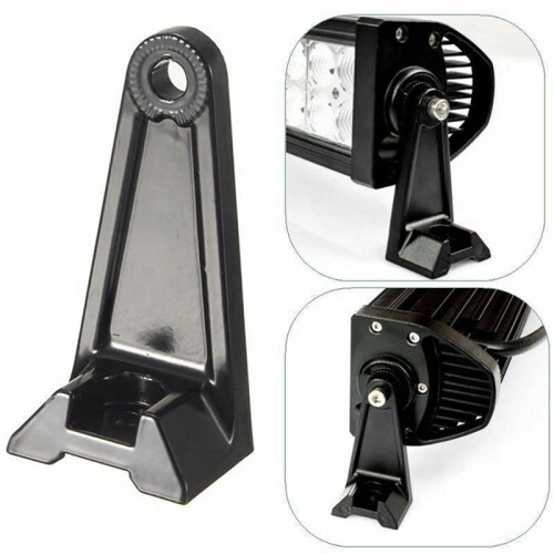 3X Universal Brackets Mounting LED Base Brackets for LED Light Bar Side Mount Bracket 1