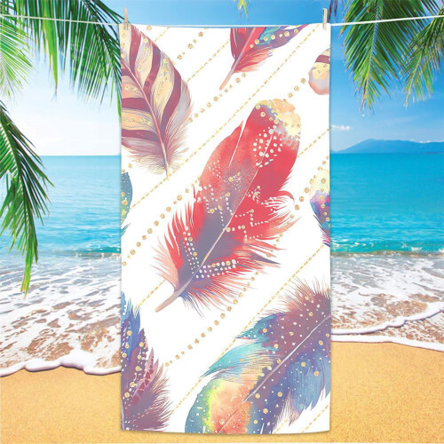 Microfiber Beach Towel 70x140cm – Super Absorbent, Quick-Drying, Sandproof, Multi-Purpose 1