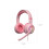 Cuffie da gaming con microfono, rosa, circumaurali. 3