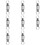 8X Titanium Quick Release Keychain,Detachable Key Ring Pull Apart Keychain,Key Holder Accessory for Bag/Purse/Belt 1