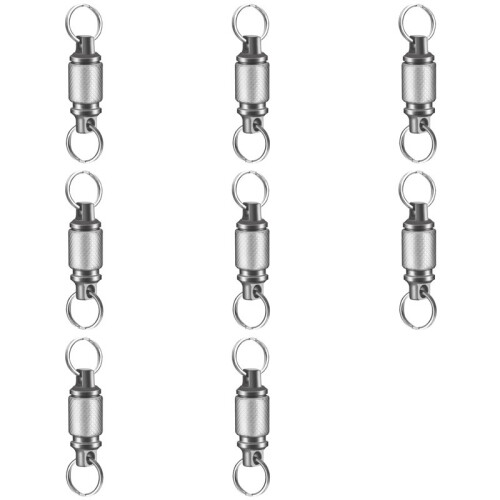 8X Titanium Quick Release Keychain,Detachable Key Ring Pull Apart Keychain,Key Holder Accessory for Bag/Purse/Belt