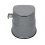 Portable Camping Toilet with Non-slip Mat Grey 8