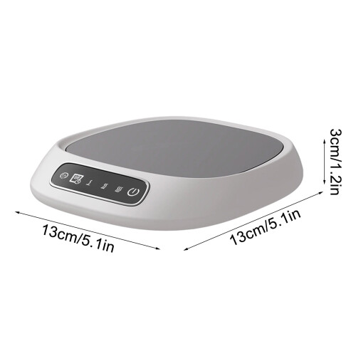 Smart USB Coffee Mug Warmer, 55 Constant Temp, 3-Setting Beverage Warmer for Desk – White 2