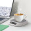 Smart USB Coffee Mug Warmer, 55 Constant Temp, 3-Setting Beverage Warmer for Desk – White 4