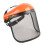 Orange Protective Mower Visor Caps 2