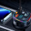 Car Charger with Bluetooth FM Transmitter RGB Light USB-C 8