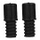 2Pcs Mop Stick Replacement Black Plastic For Ergonomic Grip Cleaners 3