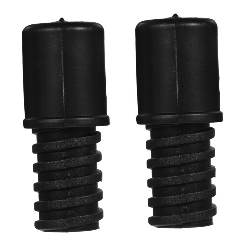 2Pcs Mop Stick Replacement Black Plastic For Ergonomic Grip Cleaners 2