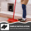 2Pcs Mop Stick Replacement Black Plastic For Ergonomic Grip Cleaners 6