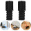 2Pcs Mop Stick Replacement Black Plastic For Ergonomic Grip Cleaners 7