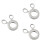 3PCS Stainless Steel Egg Topper Opener Tool Egg Cracker Cutter Topper Egg Cutter Egg Shell Cutter for Boiled Eggs Topper 1