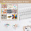Bead Organizer Box, Small Rectangular Clear Bead Storage Containers Boxes with Hinged Lids and Labels Set 1 4