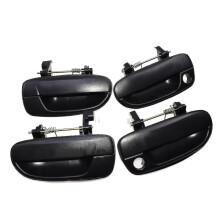 4PCS(Front Rear Left Right)Outer Outside Exterior Door Handle Black for Hyundai Accent 2000-2005 Ne