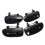 4PCS(Front Rear Left Right)Outer Outside Exterior Door Handle Black for Hyundai Accent 2000-2005 Ne 1