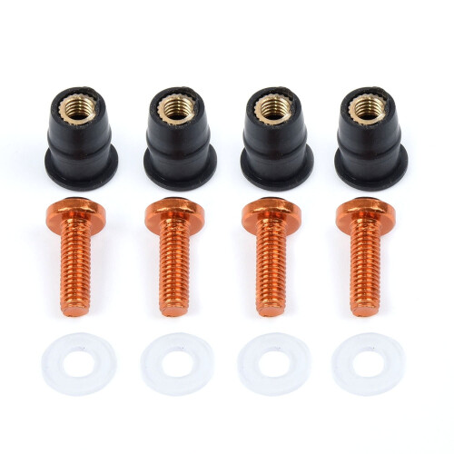 Motorcycle Screws Bolts Set M5x15mm 10 pcs 1