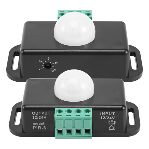 Motion Sensor , 12V 24V PIR Sensor LED  Controller for Flexible LED Strips Light, 6 Pack 2