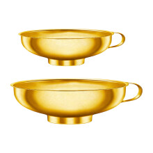 Durable Nonrust Steel Kitchen Funnel Set Of 2/3Pcs-2 piece set