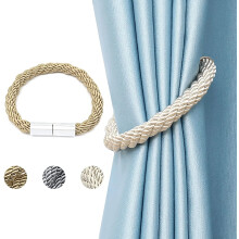 Suporturi decorative pentru draperii, legături magnetice pentru perdele cu nod rafinat, ușor de utilizat pentru toate tipurile de perdele,