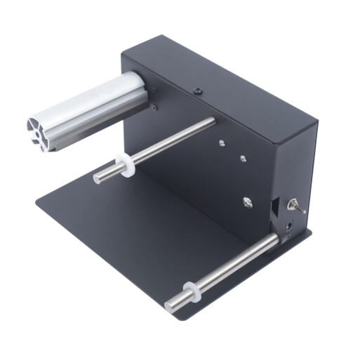 Automatic Label Rewinder Aluminum Alloy 1.5in Core TwoWay Rotation for Barcode Printers