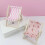 Raindrops Desk Phone Holder Pink 2 Pack 8