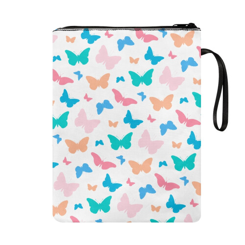 Bogomslag med lynlåslukning, 300D polyester, 28x21 cm 1