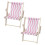 Raindrops Desk Phone Holder Pink 2 Pack 7