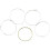 5pcs Banjo Strings 5 String Banjo Strings Stainless Steel Wire Strings Stringed Instrument Strings 2