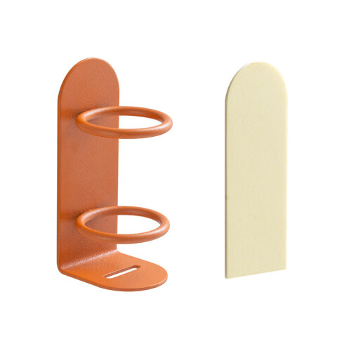 Wandmontierter Zahnbürstenhalter Orange