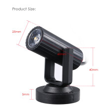 AC85-265V 1W Mini LED Spotlicht Bühnenparty Dekoration, 70x60x25mm