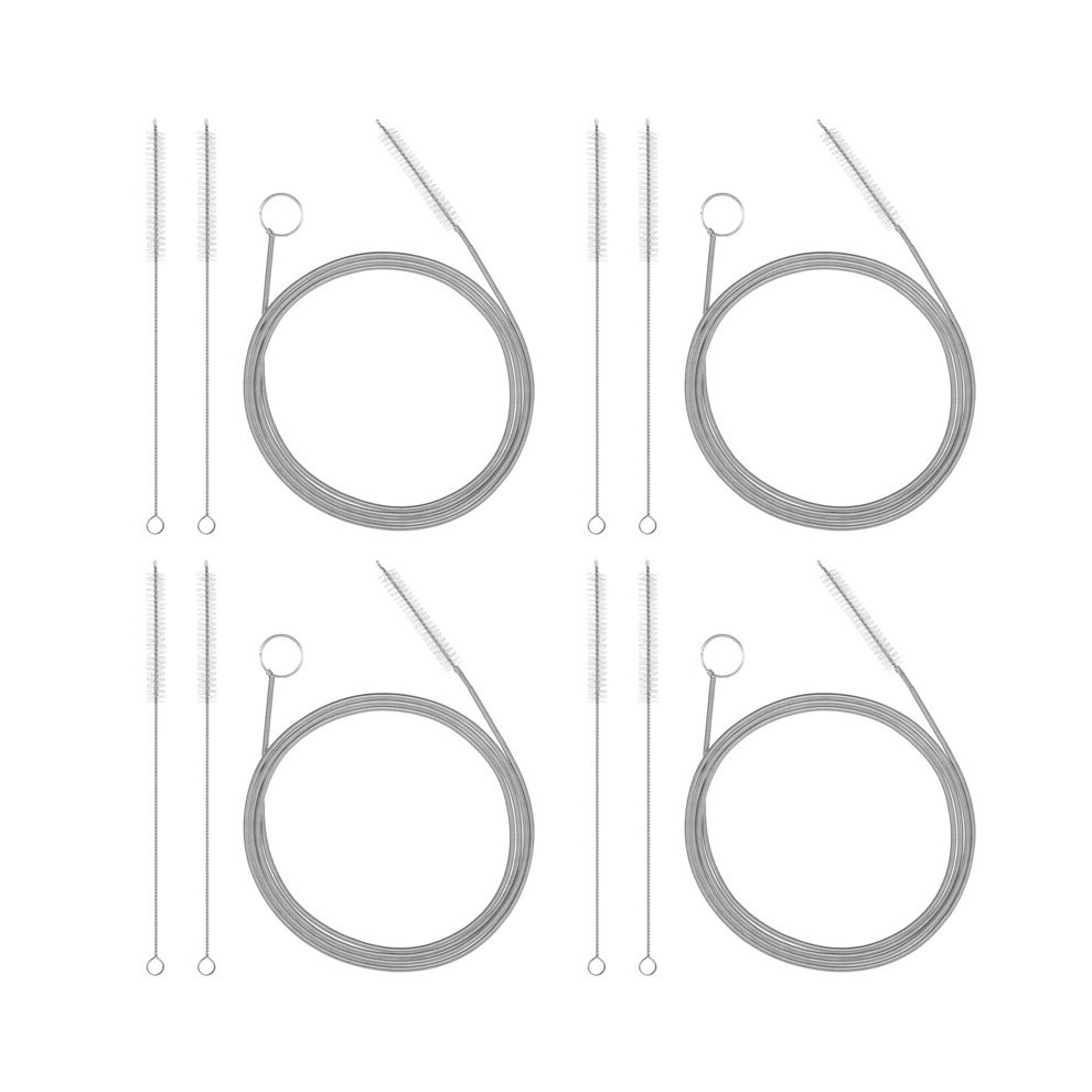 12Pcs 61 Inch Feeding Tube Cleaning Brush Long Drain Brush Flexible Pipe Cleaning Brush Wire Brush,Straw Cleaning Brush 6033419963738
