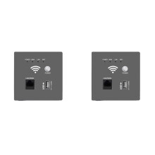 2X 300Mbps 2.4Ghz WIFI Router Draadloze WiFi-Aansluiting RJ45 AP-Relais  USB-Aansluiting Paneel Ingebouwde Muur WIFI-Router C