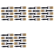 30 Pièces de Pinceaux de 2 Pouces, Pinceaux Plats, Outils de Peinture Professionnels avec Manche en Plastique Traité pour Peinture de Bricolage